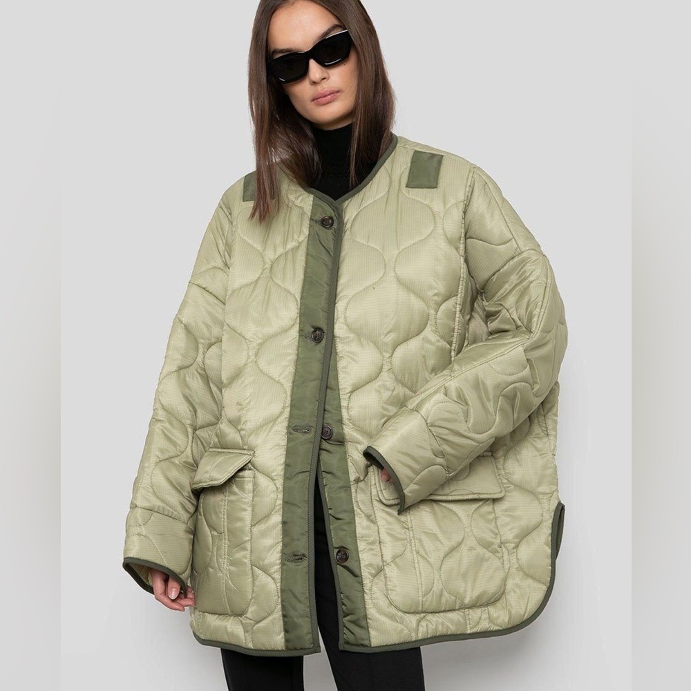 The Frankie Shop Teddy Quilted Jacket